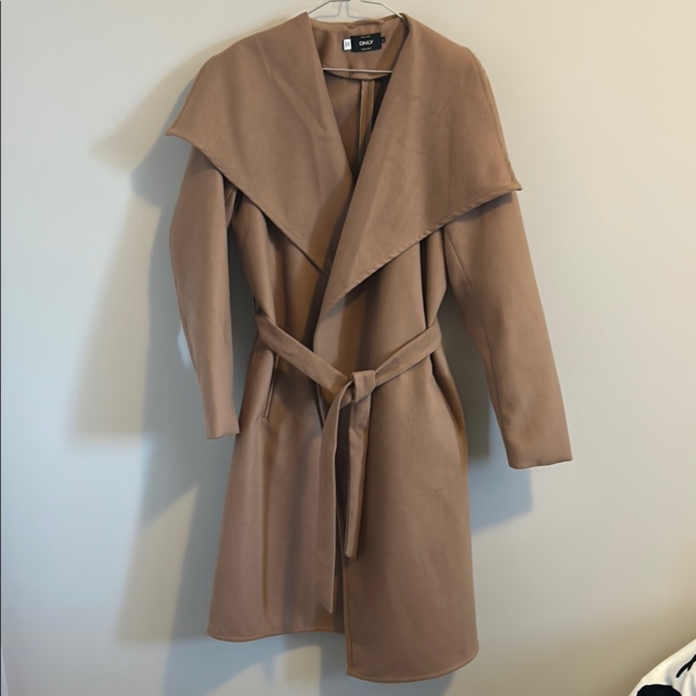 Only Camel Wrap Jacket